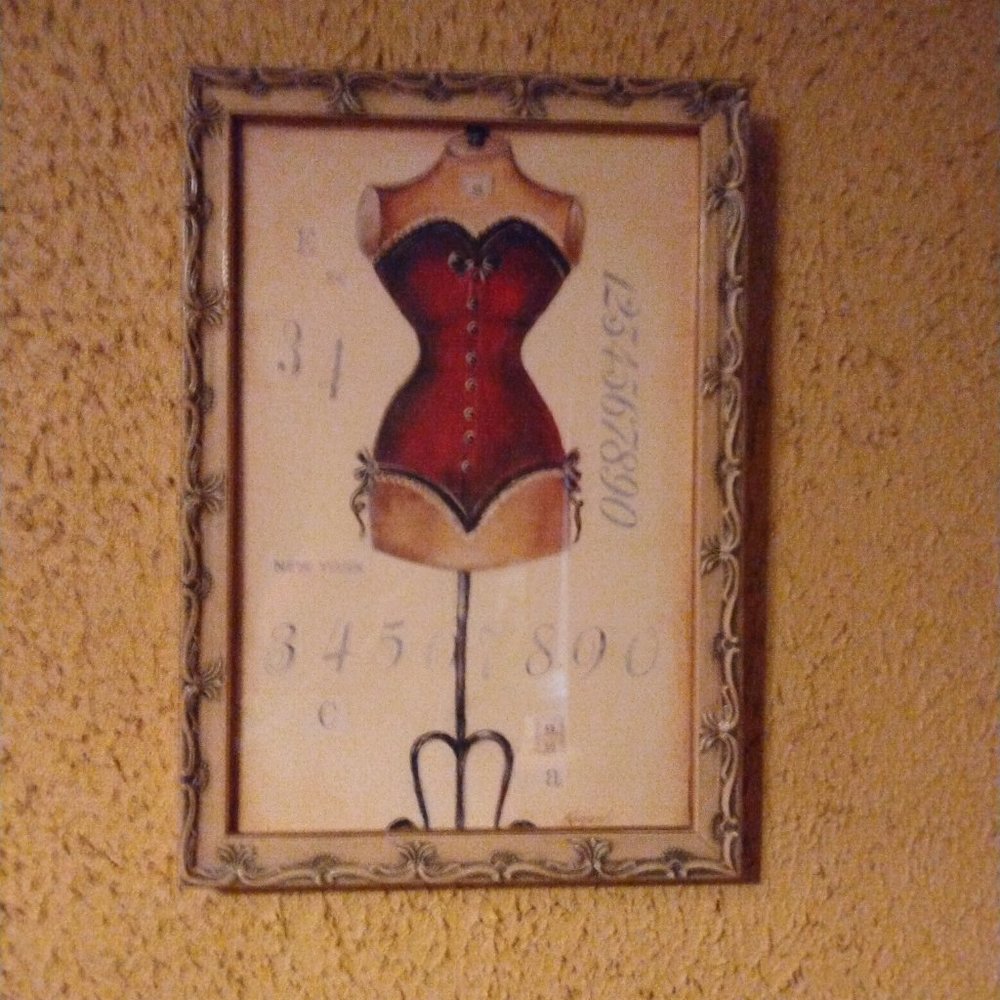 Bust form wall art